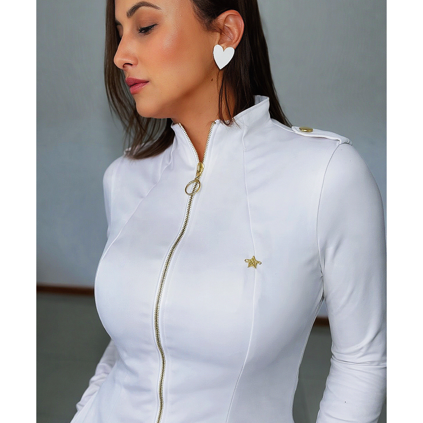 Jaleco Íris manga longa